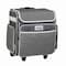 Everything Mary Gray & White Diamond Rolling Scrapbook Travel Case